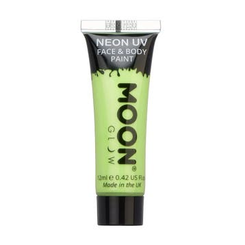 Moon Glow Pastel Neon UV Face Paint Pastel Green 12ml, Hobby en Vrije tijd, Verzenden, Nieuw