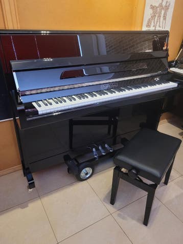 Starten doe je met een huurpiano, vandaag nog geleverd!, Zo goed als nieuw, Zwart, Piano