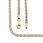Gouden valkenoog schakelketting, Ophalen of Verzenden, Gebruikt, Overige kleuren, Goud