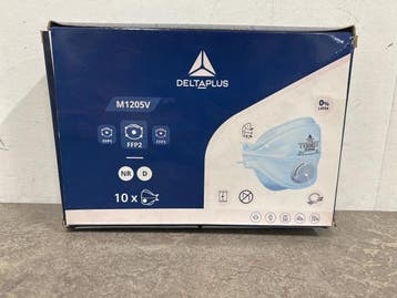 Veiling - Deltaplus stofmasker met ventiel FFP2 10-pack M120, Nieuw