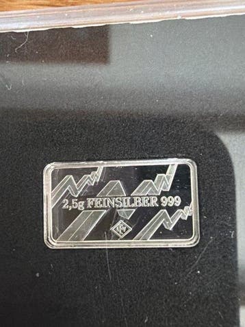 Wereld. Börse Bulle und Bär - 2,5g (.999) Silber (Zonder