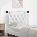 vidaXL Hangend hoofdbord Wit Stof, Huis en Inrichting, Slaapkamer | Bedden, Verzenden, Nieuw