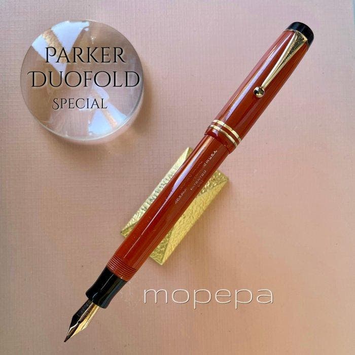 Parker - Duofold Special Streamline Short - Stylo, Verzamelen, Pennenverzamelingen