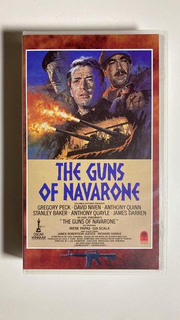 THE GUNS OF NAVARONE (VHS), Cd's en Dvd's, Gebruikt