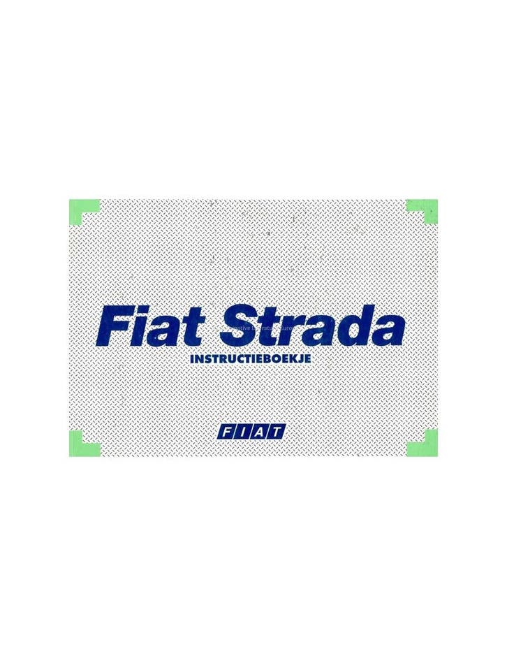 2000 FIAT STRADA INSTRUCTIEBOEKJE NEDERLANDS, Autos : Divers, Modes d'emploi & Notices d'utilisation, Enlèvement ou Envoi