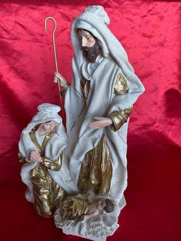 Décoration de Noël - José et Marie avec la Nativité du petit, Nieuw