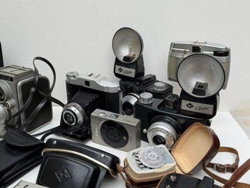 Agfa, Canon, Eram, Bauer, Horvex mixed collection of 12, Nieuw
