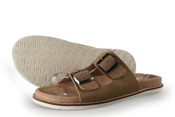 Manfield Slippers in maat 42 Beige, Slippers, Manfield, Overige kleuren, Verzenden