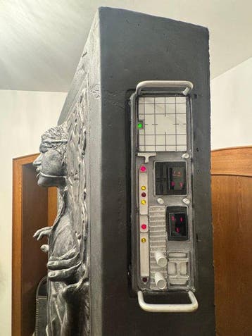 Star Wars, Life Size Fan made Replica Han Solo in