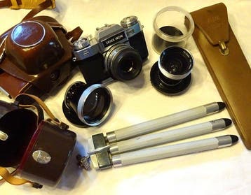 Zeiss Ikon Contaflex Super 35mm SLR Kit - Tessar 50mm f/2.8,