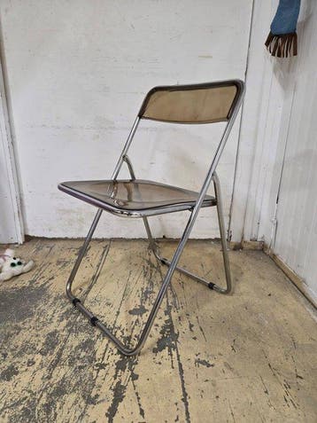 Chaise - Chrome, Polycarbonate, Plastique
