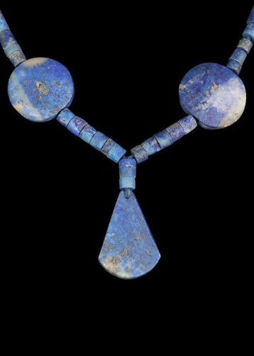 West-Aziatisch lapis lazuli Kralenketting (Zonder