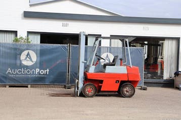 Veiling: Heftruck Linde Diesel, Ophalen