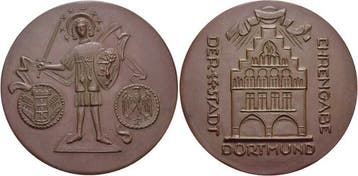 Bronze-medaille Dortmund Leopold 1658-1705, Postzegels en Munten, Verzenden