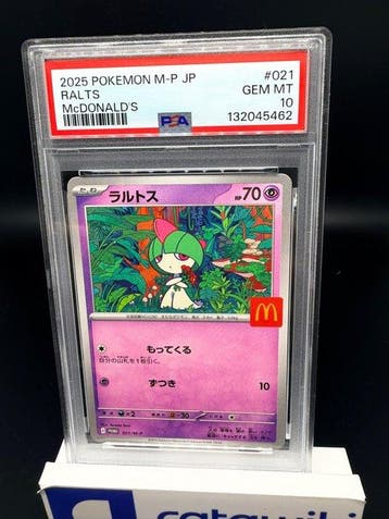 Pokémon - 1 Graded card - Ralts 021/M-P - McDonalds Promo