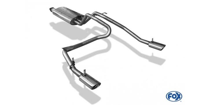FOX Jeep Commander Type XK einddemper uitgang rechts/links -, Autos : Pièces & Accessoires, Systèmes d'échappement, Envoi