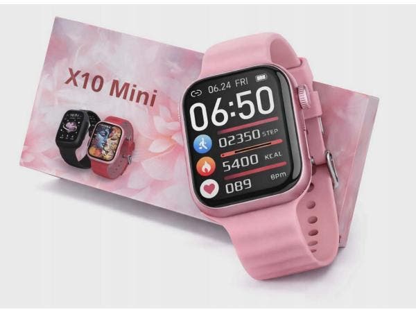 Veiling - Smartwatch X10 Mini Infinity Display 1,72 inch ROZ, Bijoux, Sacs & Beauté, Montres connectées