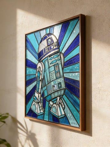 MEDSAN - Stained Glass R2-D2 (R2-D2) - UNIQUE WORK