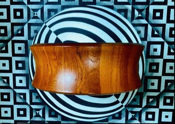 DIGSMED DESIGN - Jens H. Quistgaard - Kom - Hout - Draaiteak