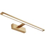 LED Vloerlamp Brinton Armin - 12W Gouden & Witte Vloerlamp m, Huis en Inrichting, Woonaccessoires | Spiegels, Verzenden, Nieuw