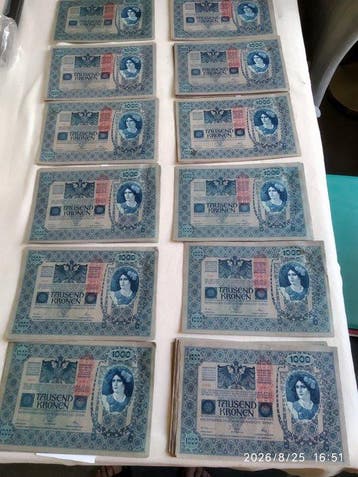 Autriche. - 125 x 1000 Kronen ND (1919 - old date 1902) -