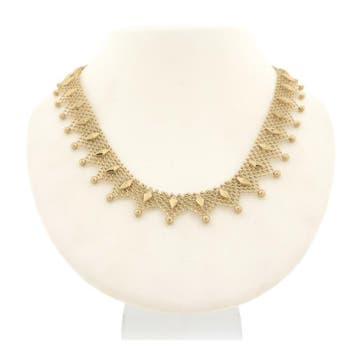 Gouden fantasie schakelketting, Ophalen of Verzenden