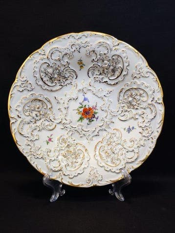 Meissen - Plat - Prunkschale/Prunkteller Ø 28,3 cm
