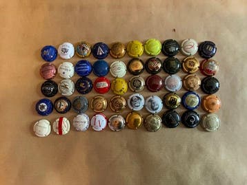 Champagne capsules (300) - Staal