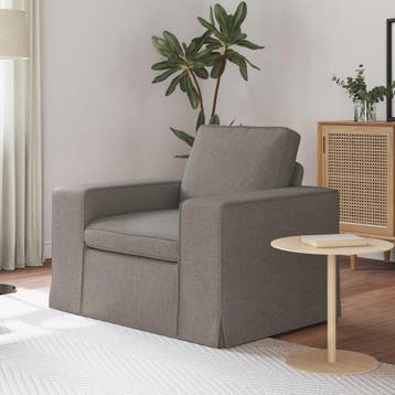 vidaXL bank / zetel Taupe 103 x 80 x 82 cm Stof, Verzenden