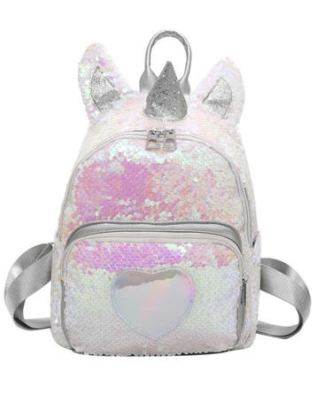 KIMU® Eenhoorn Rugtas Pailletten Zilver Iridescent Rugzak Ta, Bijoux, Sacs & Beauté, Sacs | Cartables, Ophalen of Verzenden