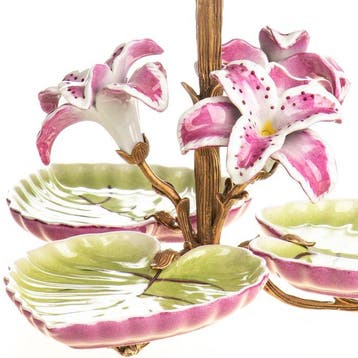 Plateau - Bronze, Porcelaine