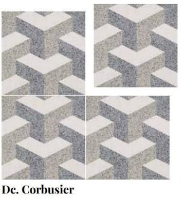 Corbusier 22.3x22.3 Decor / Design Tegel ( Keramisch ) /, Doe-het-zelf en Bouw, Tegels, Ophalen of Verzenden, Nieuw