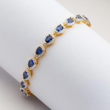 Zonder minimumprijs - Armband Zilver, 18-karaats goudlaag -, Nieuw