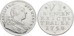 1/6 taler, daalder (oorlogsgeld) 1758 Wuerttemberg Karl E..., Verzenden, België