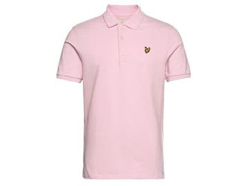 Veiling - Lyle &amp; Scott Plain Polo Shirt Light Pink - M