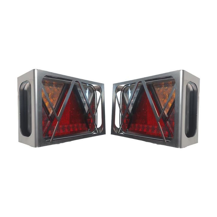 Set RVS Achterlicht Beschermers Voor Fristom FT-270, Auto-onderdelen, Verlichting, Nieuw, Ophalen of Verzenden