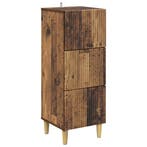 vidaXL Ladekast Oud hout 33 x 34,5 x 90 cm Bewerkt hout, Huis en Inrichting, Verzenden, Nieuw