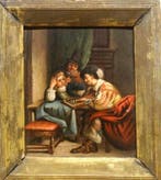 Dutch school (XIX) - A game of chess