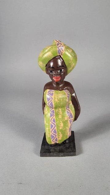 Big mama Afrika van hout - Ivoorkust (Zonder minimumprijs), Antiek en Kunst