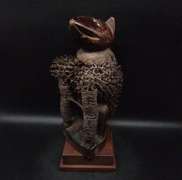 Magnifique statue kongo - Sculpture - Bakongo - République, Antiquités & Art