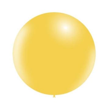 Gele Reuze Ballon 60cm, Verzenden