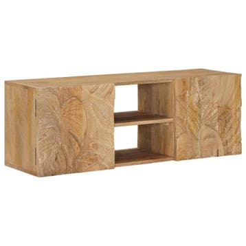 vidaXL Wand TV Kast met plank met opslag met de deur 100 x, Huis en Inrichting, Woonaccessoires | Cd- en Dvd-rekken, Verzenden