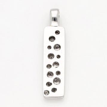 Hanger - 18 karaat Witgoud Diamant (Natuurlijk)