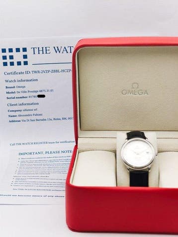 Omega - De Ville Prestige 4875.31.01 - Sans prix de réserve