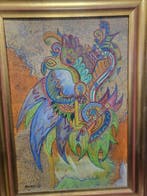 Mario Cassisa (1929) - Astratto surrealista