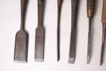 Japanese vintage chisel  Nomi - Werkgereedschap - Set van