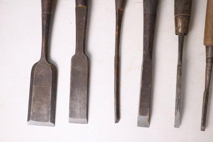 Japanese vintage chisel  Nomi - Werkgereedschap - Set van, Antiek en Kunst, Antiek | Speelgoed