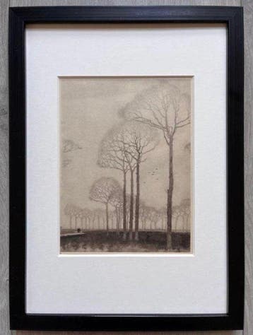 Jan Mankes (1889-1920) - Boomenrij 1927