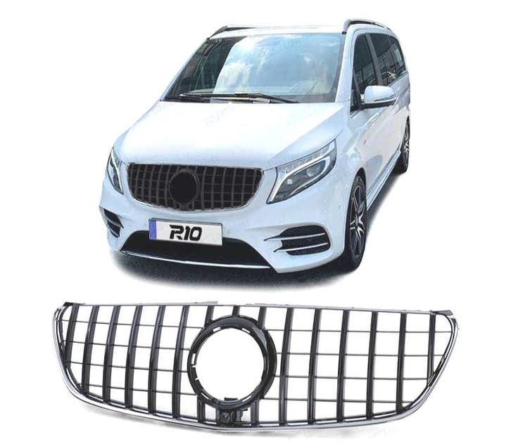 CALANDRE MERCEDES CLASSE V W447 14-19 NOIR BRILLANT, Autos : Pièces & Accessoires, Carrosserie & Tôlerie, Envoi