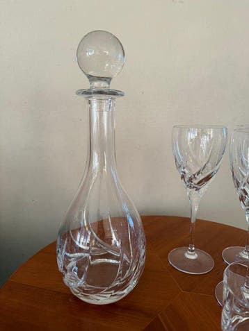 Wedgwood - Verre à vin (7) - Toscane - Cristal - Décanteur à